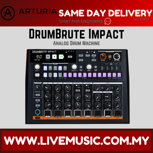 Arturia Drumbrute Impact Analog Drum Machine
