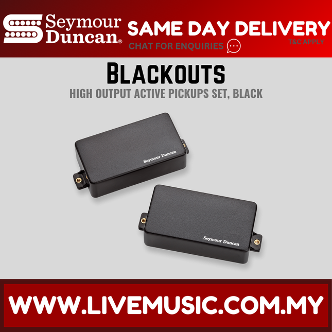 Seymour Duncan AHB-1S Blackouts Active Humbucker Pickup - Black
