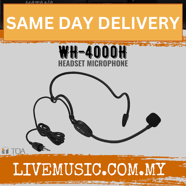 TOA WH-4000H Headset Microphone ( WH4000H / WH 4000 )