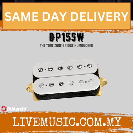 DiMarzio DP155W The Tone Zone Spaced Bridge Humbucker (DP155 W/DP155-W)