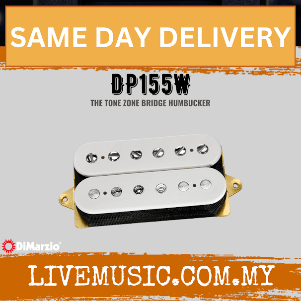 DiMarzio DP155W The Tone Zone Spaced Bridge Humbucker (DP155 W/DP155-W)