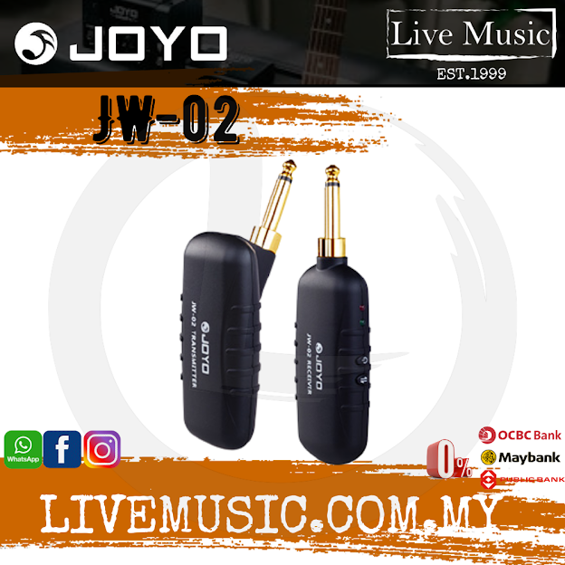 Joyo JW-02 Digital Wireless Transmitter and Receiver ( JW02 / JW 02 )