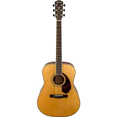 Fender PM-1E Standard Dreadnought Acoustic-Electric Guitar with Case - Natural