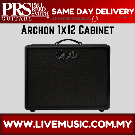PRS Archon 1x12 Closed Back Guitar Cabinet, Black