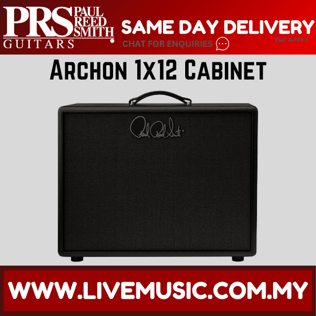 PRS Archon 1x12 Closed Back Guitar Cabinet, Black