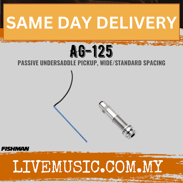 Fishman AG-125 Passive Undersaddle Pickup, Wide/Standard Spacing (AG125/AG 125)