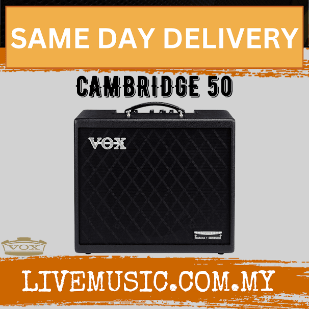 Vox Cambridge 50 1x12" 50-watt Modeling Combo Amp with Nutube