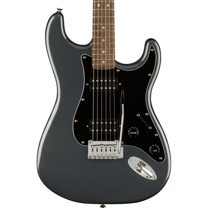 Squier Affinity Series HH Stratocaster Electric Guitar, Laurel Fretboard - Charcoal Frost Metallic