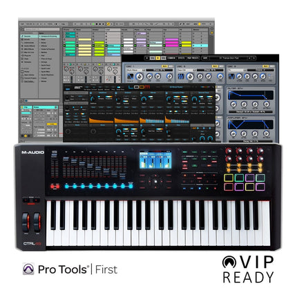 M-Audio CTRL49 Premium 49-key USB/MIDI controller W/ Hi-Res Full-Color Display (CTRL 49)