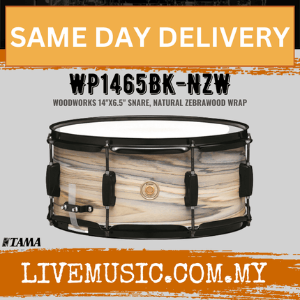 Tama WP1465BK-NZW Woodwork Snare Drum ( WP1465BK NZW / WP1465BKNZW )