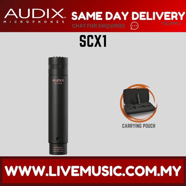 Audix SCX1 PROFESSIONAL STUDIO CARDIOID CONDENSER MICROPHONE ( SCX-1 / SCX 1 )