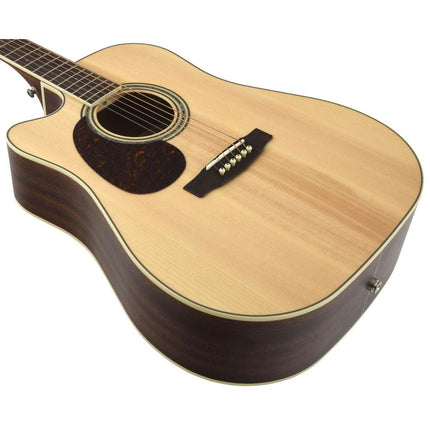 Cort MR710F Left-Handed - Acoustic Guitar Rosewood Fretboard with Gig Bag - Natural Satin (MR 710F/MR-710F)