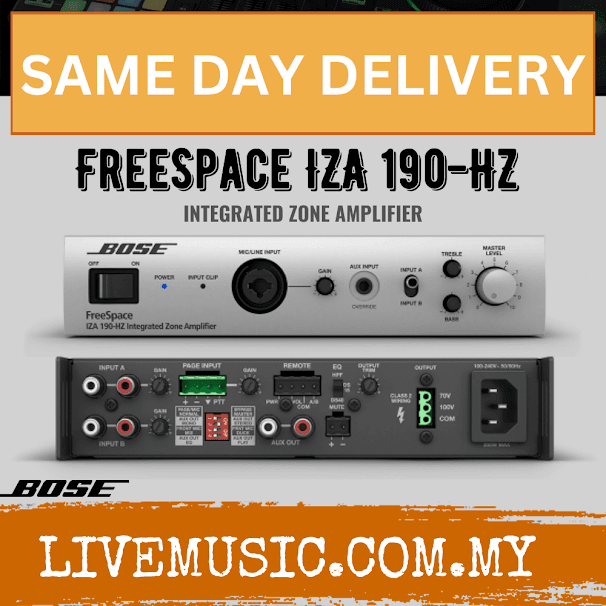 Bose FreeSpace IZA 190-HZ Integrated Zone Amplifier ( IZA 190 HZ / IZA 190HZ )