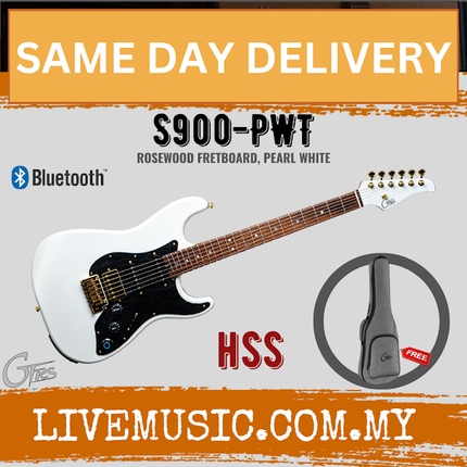 GTRS Standard S900-PWT Intelligent Electric Guitar Rosewood FB - Pearl White (S-900/S 900)