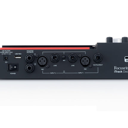 Focusrite iTrack Dock 2-channel iPad Recording Interface with Lightning Connector