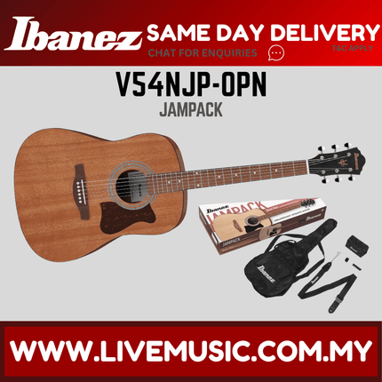 Ibanez V54NJP-OPN Acoustic Jampack - Open Pore Natural ( V54NJP OPN / V54NJPOPN )