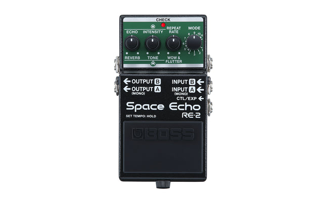 Boss RE-2 Space Echo Delay and Reverb Effects Pedal (RE2 / RE 2)