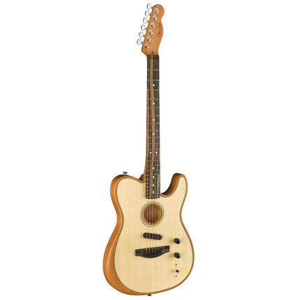 Fender American Acoustasonic Telecaster Guitar Ebony Fretboard with Bag - Natural