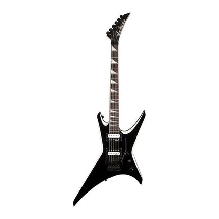 Jackson JS32 Warrior - JS Series Electric Guitar with Floyd Rose - Black with White Bevels (JS-32/JS 32-Warrior)