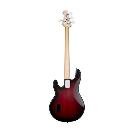 Sterling Ray4 Stingray 4-String Electric Bass Guitar Jatoba Fretboard - Red Ruby Burst Satin (Ray-4/Ray 4)