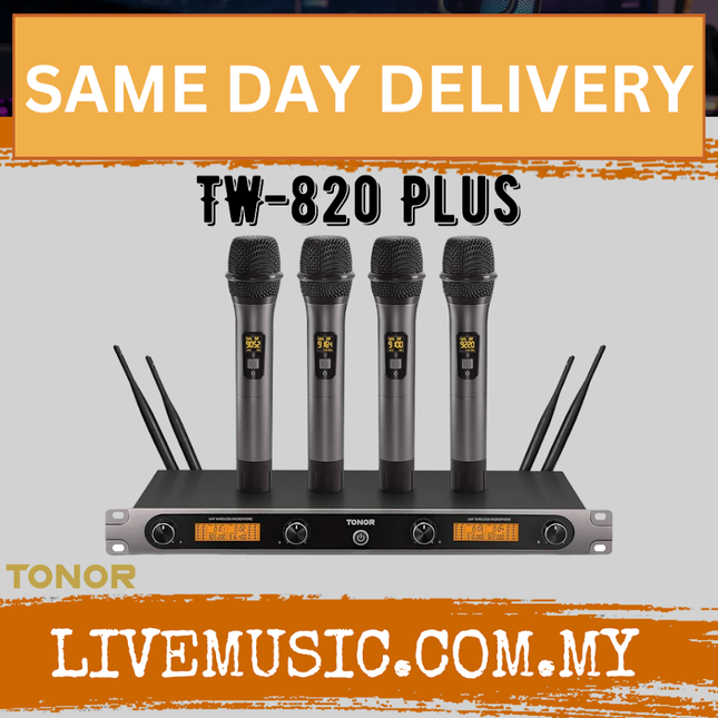 Tonor TW-820 Plus Wireless Microphone ( TW 820 PLUS / TW820PLUS )