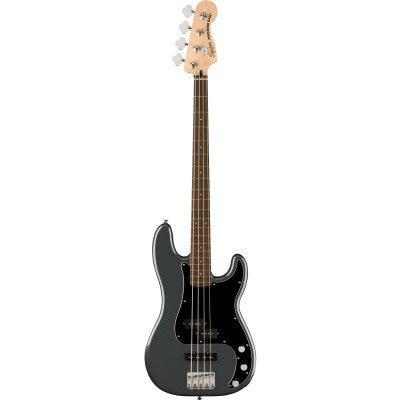 Squier Affinity Series Precision PJ Bass Guitar, Laurel Fretboard - Charcoal Frost Metallic