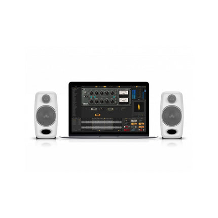 IK Multimedia iLoud Micro Monitor - Ultra-compact, High Quality Reference Studio Monitors with Bluetooth - White (Pair)