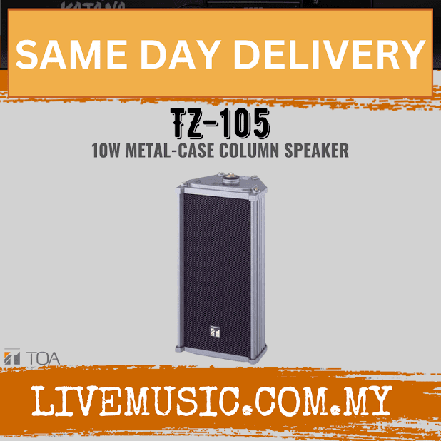 TOA Column Speaker TZ-105 10W Metal-case Column Speaker ( TZ105 / TZ 105 )