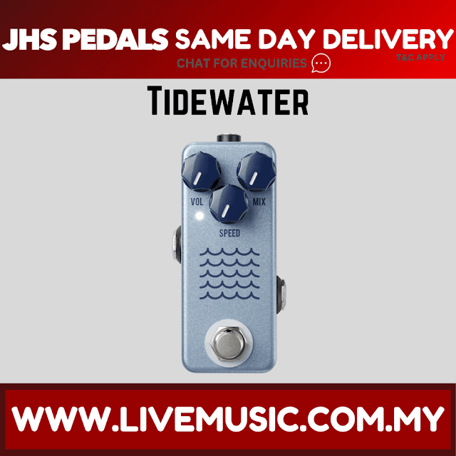 JHS Tidewater Mini Tremolo Guitar Effects Pedal