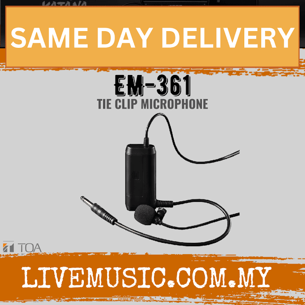 TOA EM-361 Tie Clip Microphone ( EM361 / EM 361 )