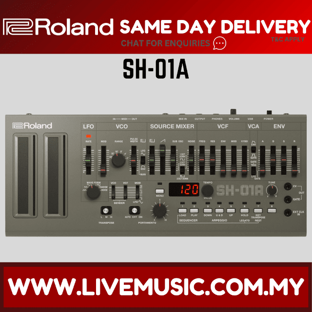 Roland SH-01A - Boutique Series Synthesizer Module (SH01A/SH 01A)