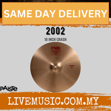 Paiste 18? 2002 Crash Cymbal - 18 Inch