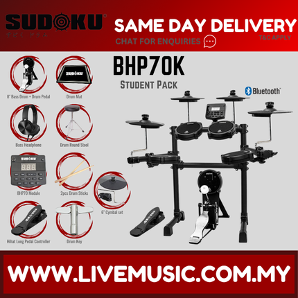 Sudoku BHP70K Electronic Drum Electric Drum Digital Drum Set ( BHP-70K BHP 70K )