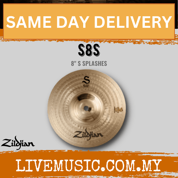 Zildjian 8" S Series Splash Cymbal (S8S)