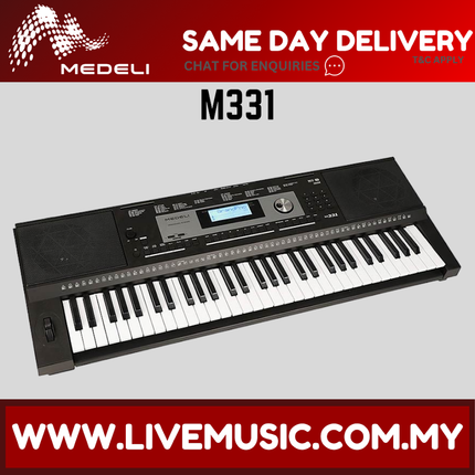 Medeli M331 Millenium Series 61 Keys Portable Keyboard ( M-331 / M 331 )
