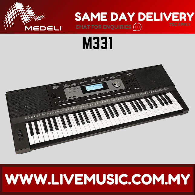 Medeli M331 Millenium Series 61 Keys Portable Keyboard ( M-331 / M 331 )