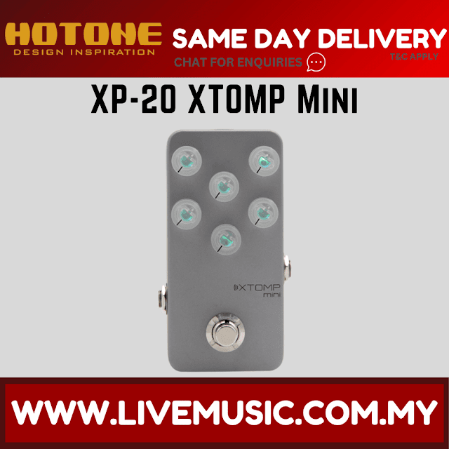 Hotone XP20 Xtomp Mini Guitar Effects Pedal (XP-20/XP 20)