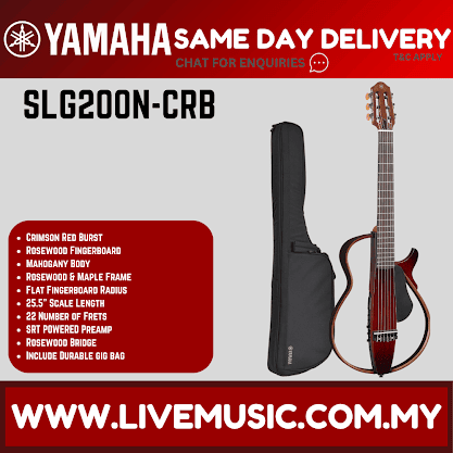 Yamaha SLG200N Silent Guitar Package, Nylon-string - ( SLG-200N / SLG 200N )