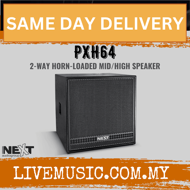 Next Audio PXH64 2-Way Horn-Loaded Mid/High Speaker ( PXH-64 / PXH 64 )