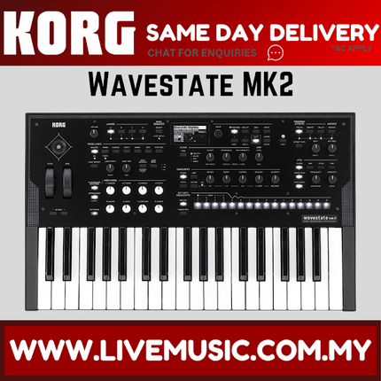 Korg Wavestate Mk Ii Digital Wave Sequencing Synthesizer