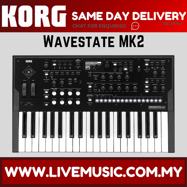 Korg Wavestate Mk Ii Digital Wave Sequencing Synthesizer