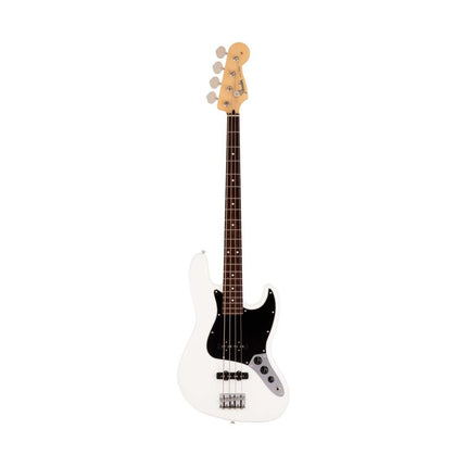 Fender Japan Hybrid II Jazz Bass Guitar, Rosewood Fretboard with Gig Bag - Arctic White