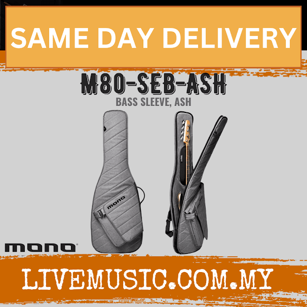 Mono M80-SEB-ASH Sleeve Bass  Guitar Case - Ash ( M80-SEB M80SEB )