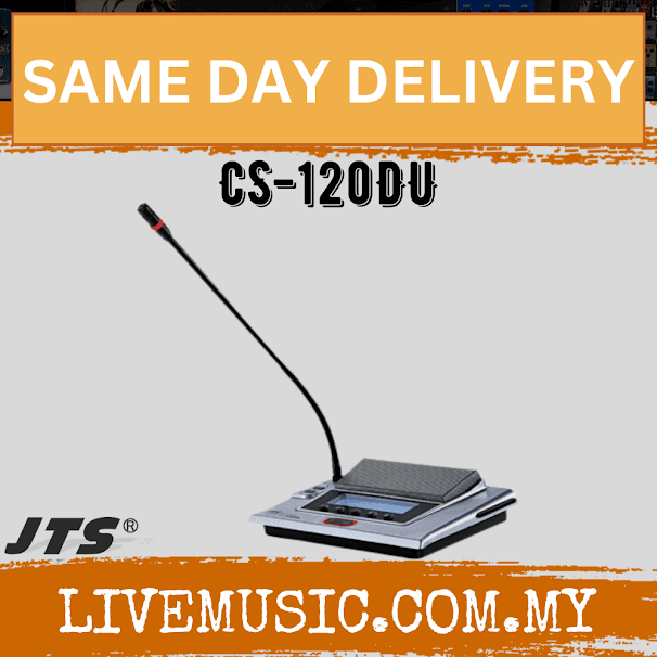 JTS CS-120DU Delgate Microphone and Control Station ( CS120DU / CS 120DU )