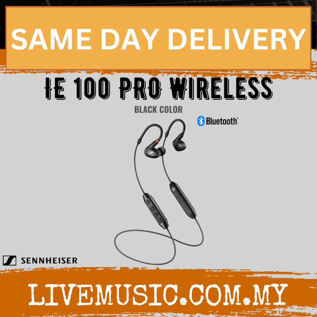 Sennheiser IE 100 Pro Wireless In-Ear Monitors Headphones - Black ( IE100 / IE-100 )