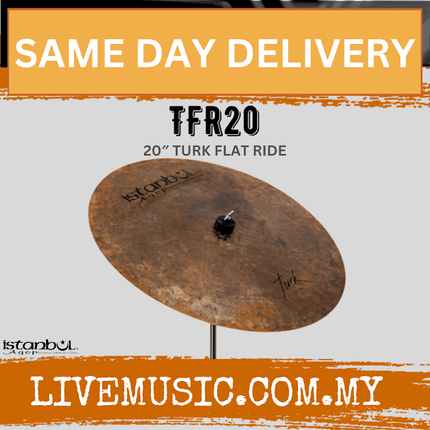 Istanbul Agop TFR20 20" Turk Flat Ride Cymbals (TFR 20/TFR-20)