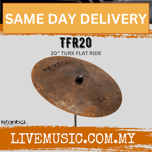 Istanbul Agop TFR20 20" Turk Flat Ride Cymbals (TFR 20/TFR-20)