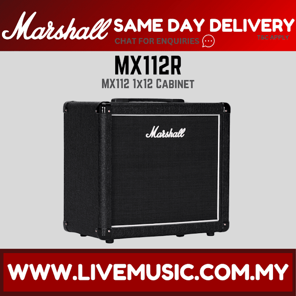 Marshall MX112R - 80 Watt, 1x12" Extension Cabinet Amplifier (MX112)