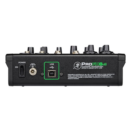 Mackie ProFX6v3 6-channel Mixer with USB and Effects (Pro FX 6V3)