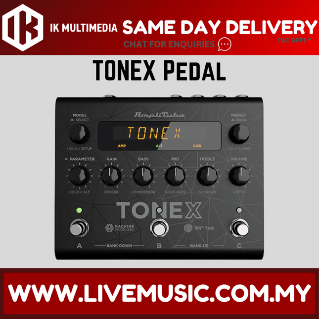 IK Multimedia TONEX Pedal Amplifier/Cabinet/Pedal Modeler